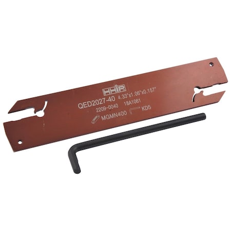 H & H Industrial Products 4.33 X 1.06 X 0.157" Right Hand External Cut-Off & Grooving Blade 2209-0040